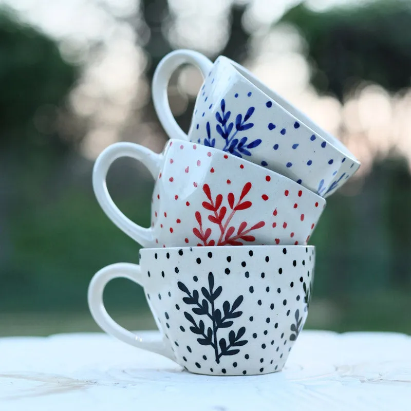 Faira Ceramic Tea Cup (200 mL Each) - Set of Three media 1