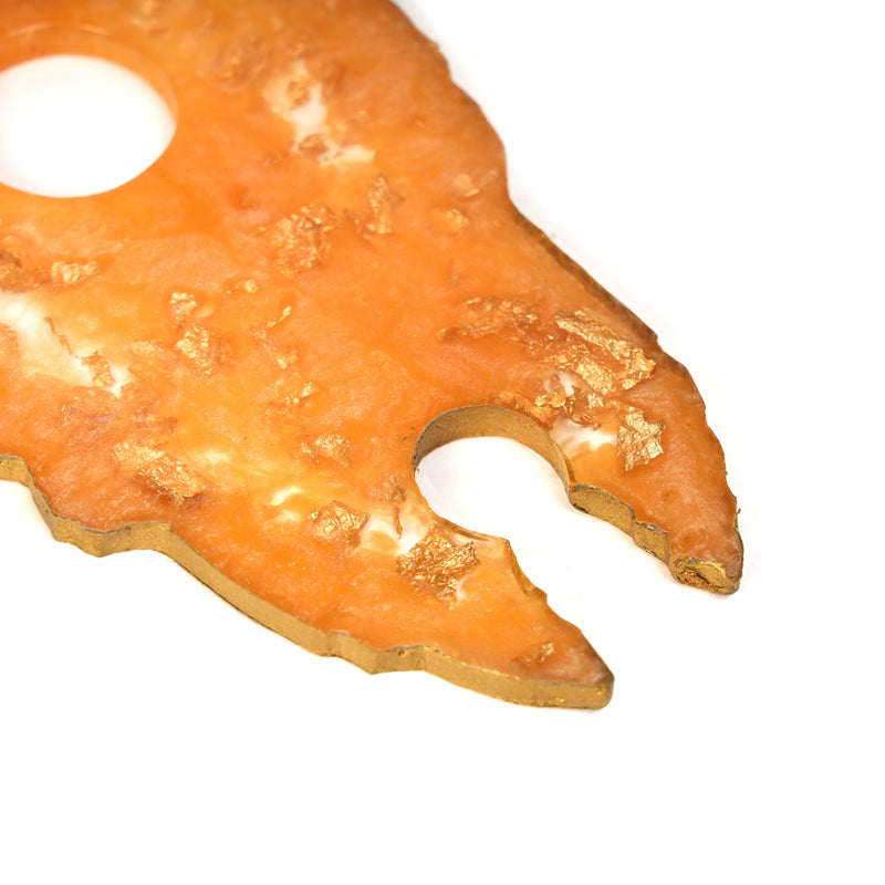 Resinor Wine Bottle & Glass Holder - Mustard Yellow media 4