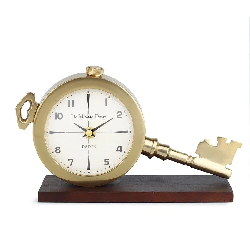 AuraClock Table Clock - Gold media 4