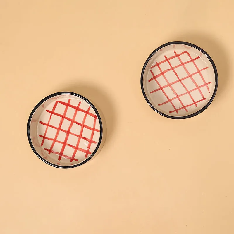 Riccardo Ceramic Snack Bowl (Red) - 250 mL media 5