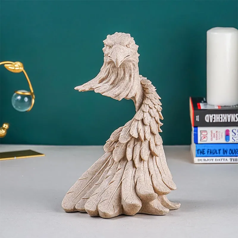 Sky Sovereign Eagle Showpiece - Beige media 5