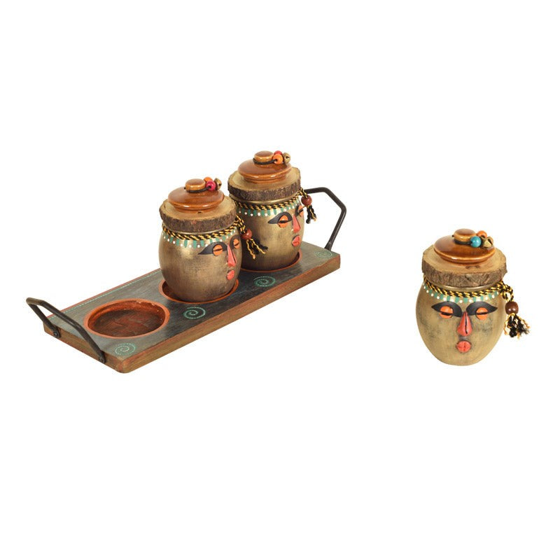 Bhiva Handcrafted Condiment Set - Four Piece Set media 3