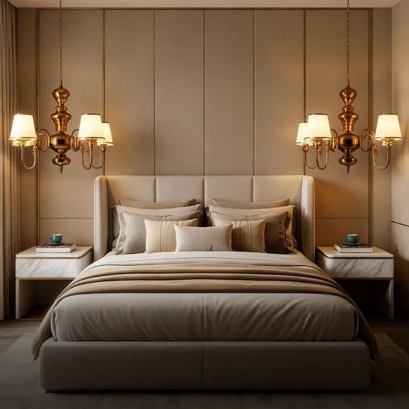 Cialette  Iron Chandelier - Gold & White media 4