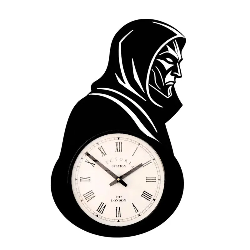 Valor Steel Analog Wall Clock - Black media 4