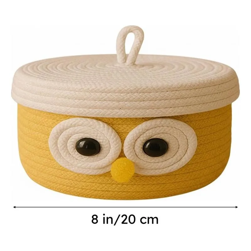 Parrot Tote Cotton Basket media 6