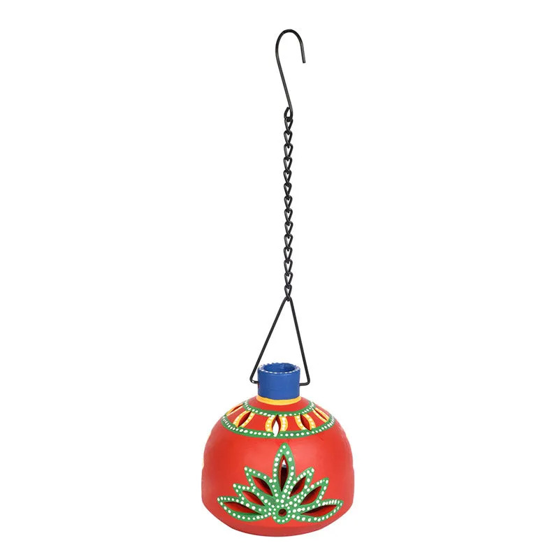 Shamshad Handpainted Tealight Candle Holder media 3
