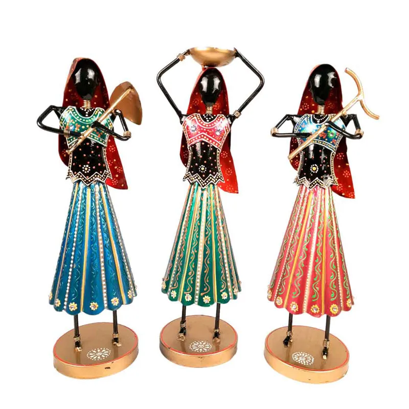 Ethnik Ladies Showpiece - Set Of Three media 5