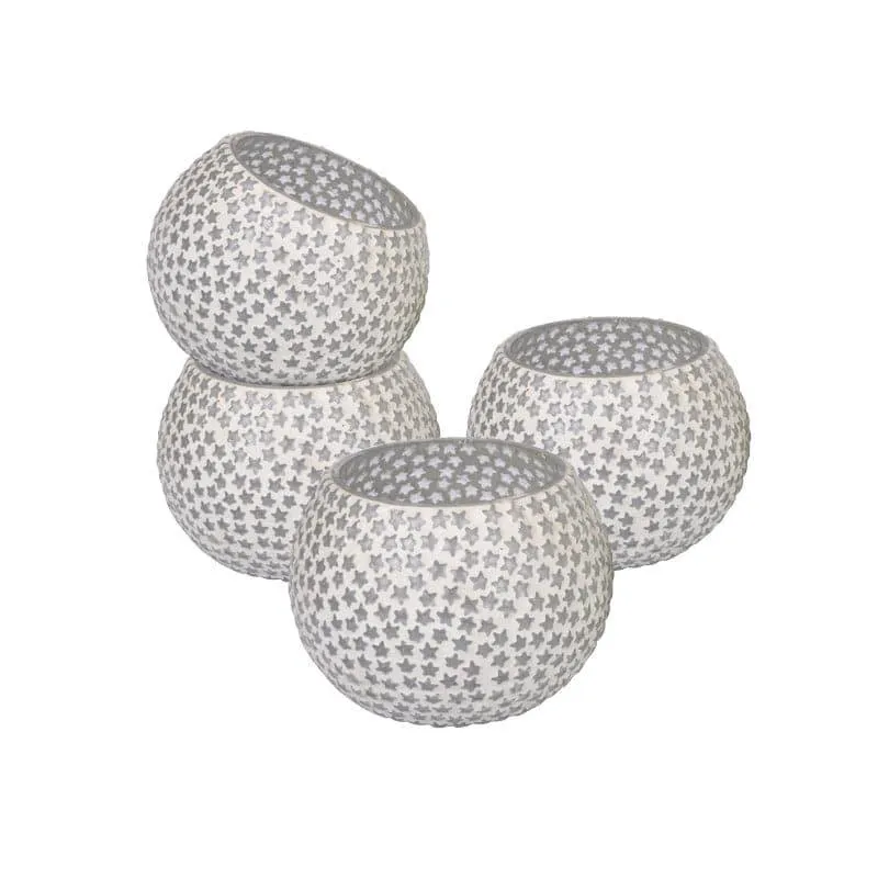 Starry Muse Tealight Candle Holder - Set Of Four media 3