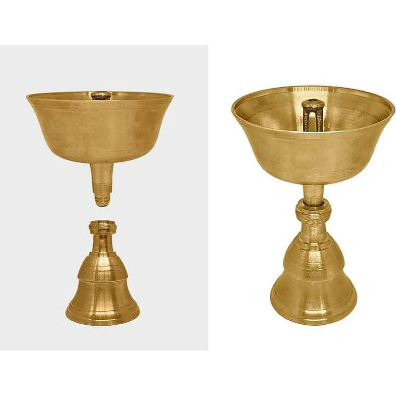 Tibetan Brass Lamp media 5
