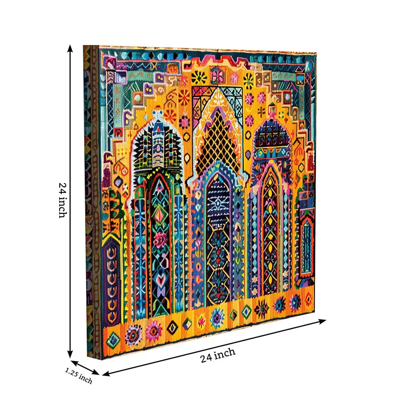 Details Of Diwar Canvas Wall Art media 8