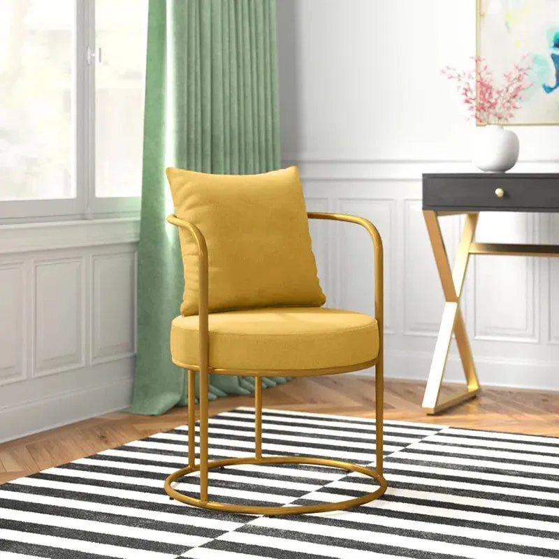 Estora Metal Accent Chair - Yellow media 3