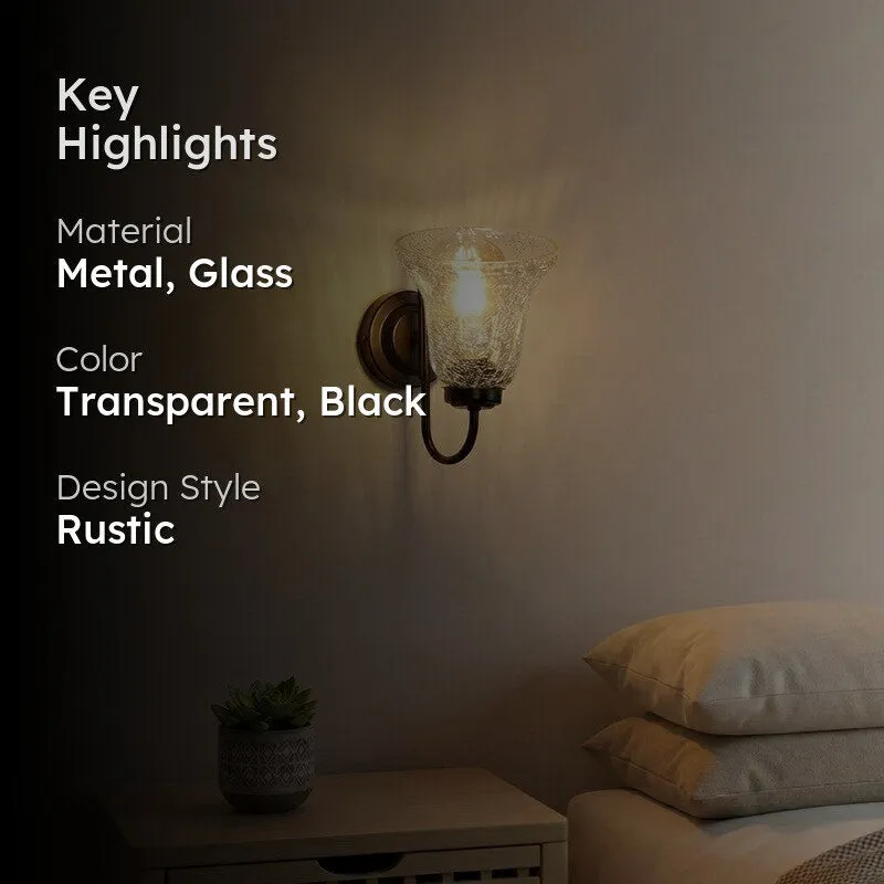 Warm Glow  Glass Wall Lamp media 2