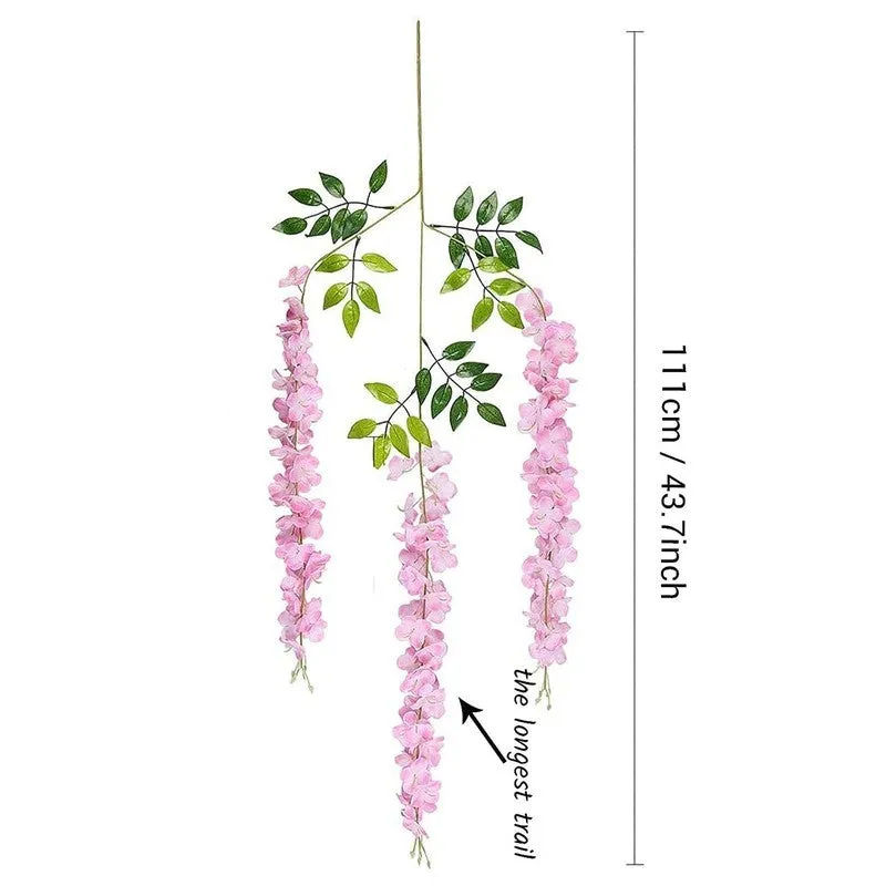 Graceful Blooms Vibrant Artificial Flowers - Set Of Six media 7
