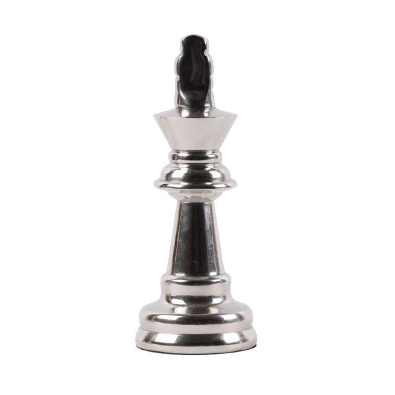 Chess Charm King Showpiece - Silver media 4