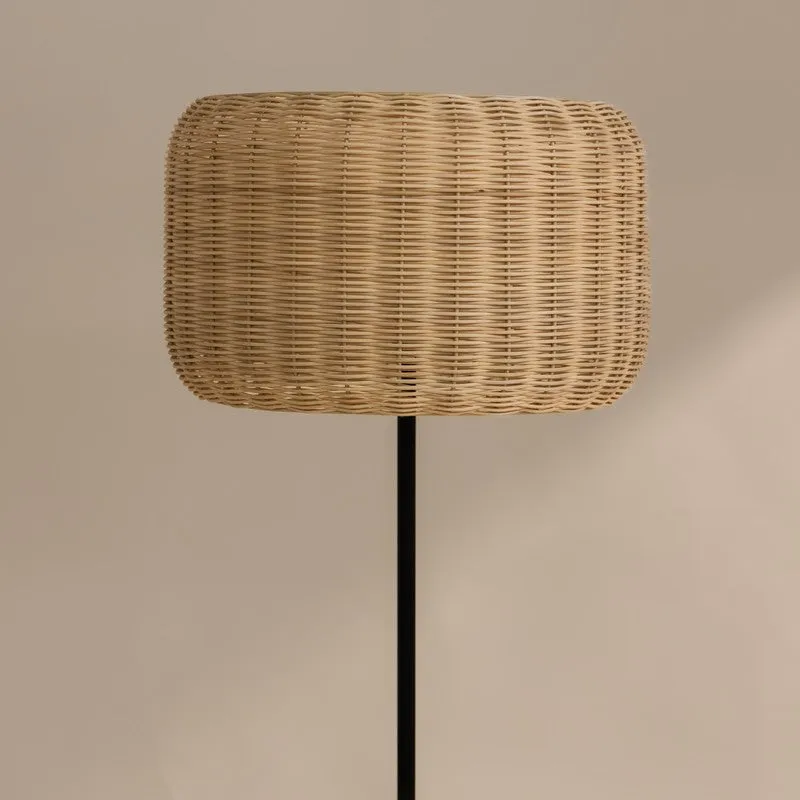 Fig Living Bird's Nest - Rattan Floor Lamp media 5