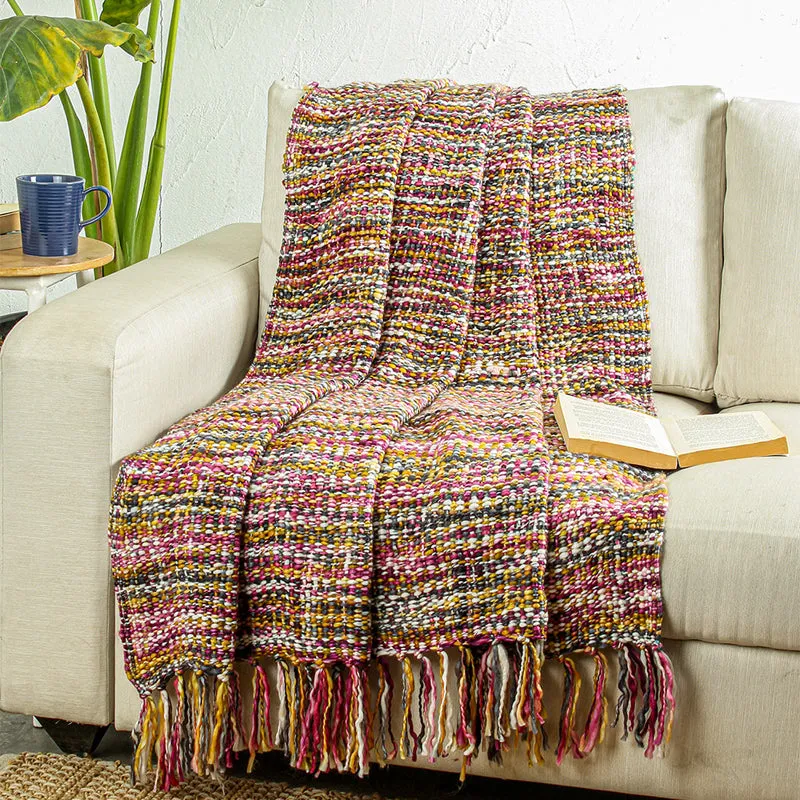 Vibrato Acrylic Throw - Pink media 1