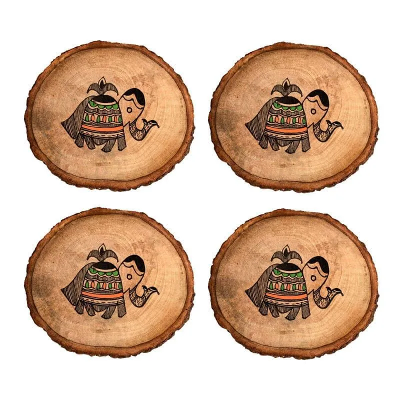 Haathi Tribal Coaster - Set Of Four media 5