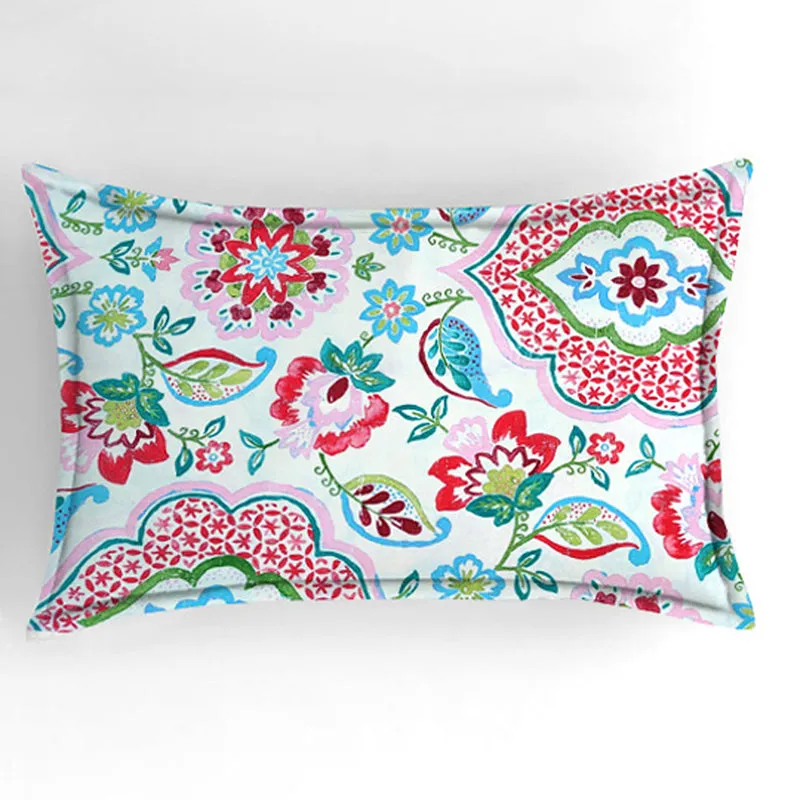 Scarlet Petals Pillow Cover - Set Of Six media 3