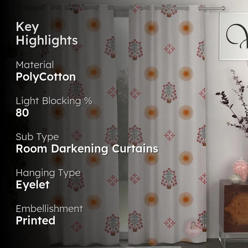 Petal Nest Elegance Curtains - Set of Two media 2