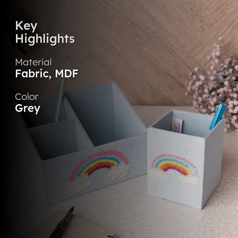 Hue Harmony Stationery Holder (Rainbow Collection) - Set Of Two media 2