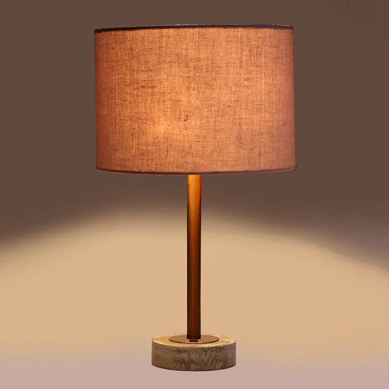 Cotin I Rodin Wooden Table Lamp - Grey,Copper,White media 6