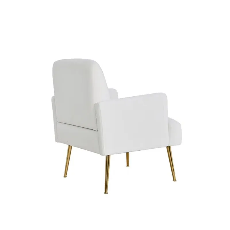 Serenza Neem Wood Accent Chair - White media 6