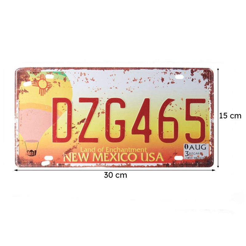 Dzg465 Sign Plate Metal Wall Accent media 8
