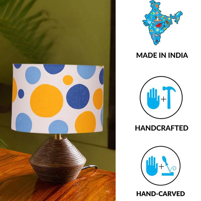 Yami Polka Wooden Table Lamp - Multicolor media 5
