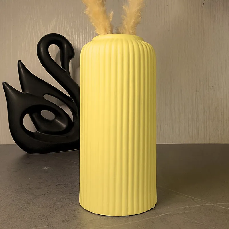 Harmona Ceramic Vase - Yellow media 1