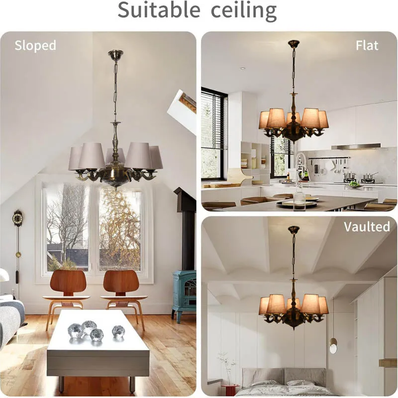 Alaha Conical Golden Antique Ceiling Lamp media 5