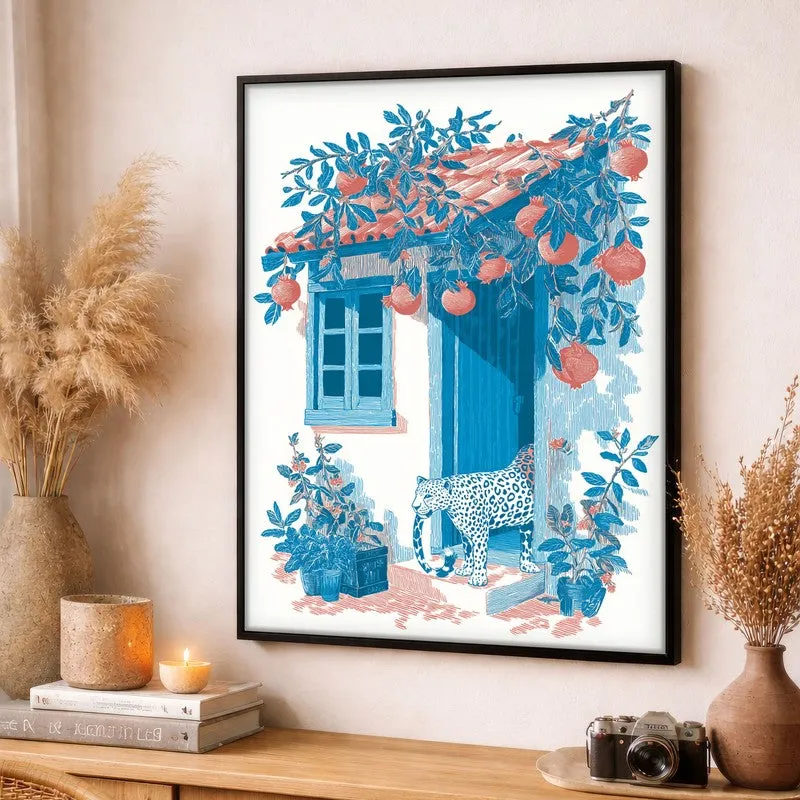 Orchard Whim Canvas Wall Painting - Black Frame media 3