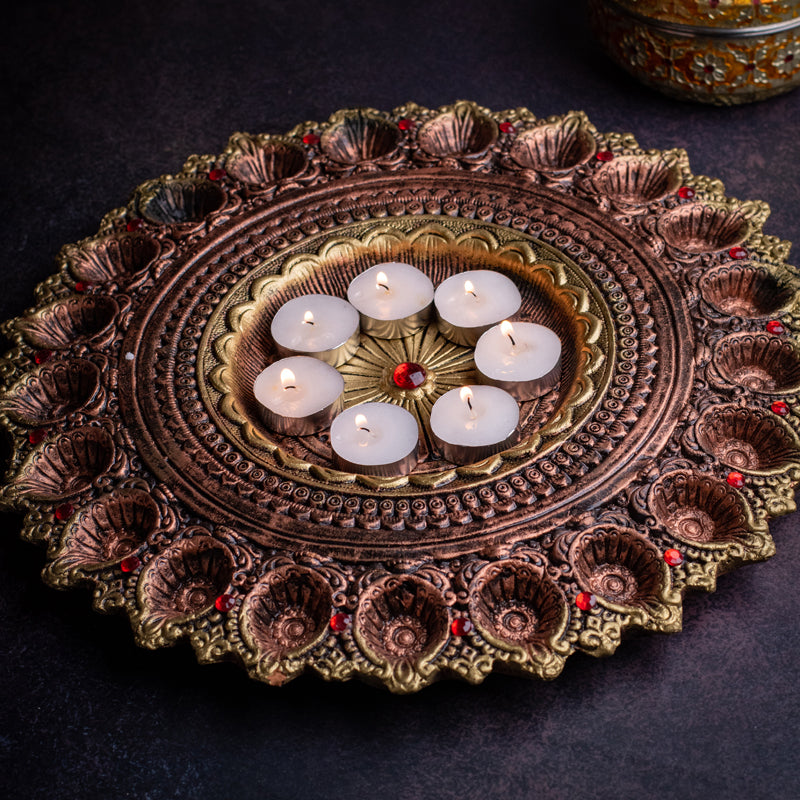 Jyoti Kamal Terracotta Urli media 4