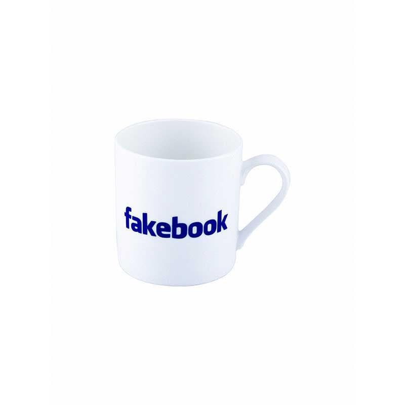 Fakebook Bone China Coffee Mug (350 mL Each) - Set of Two media 5