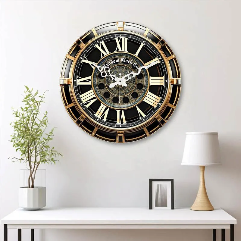 Pyper Retro 3D Printed MDF Wall Clock media 1