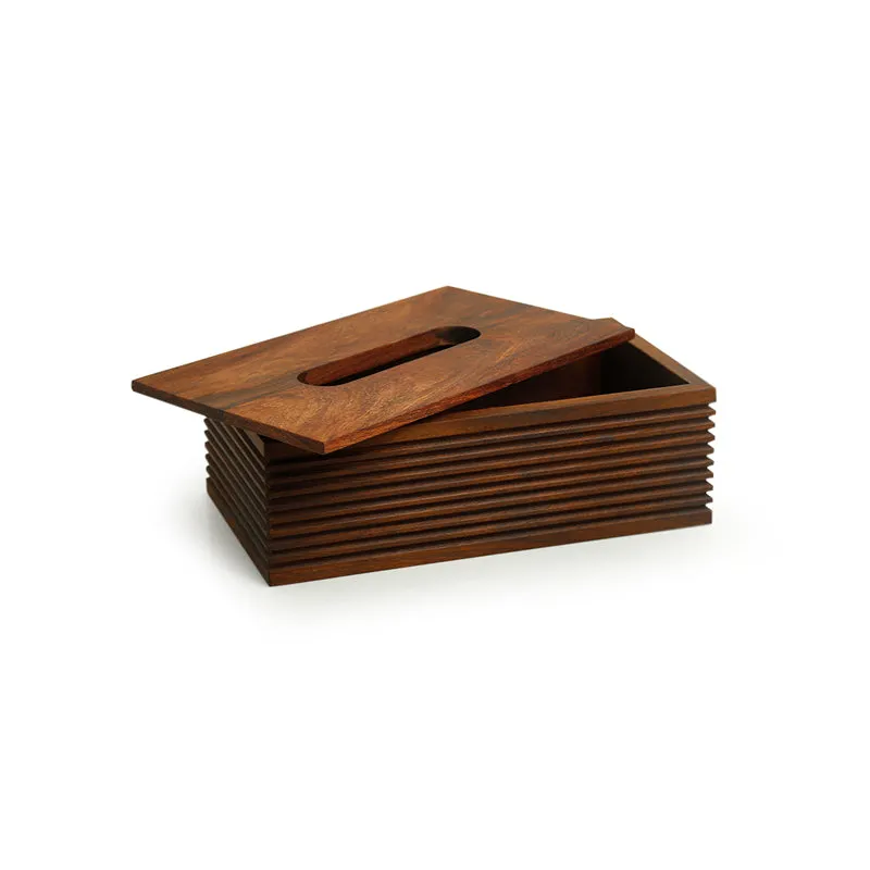 Daru Hand Carved Tissue Holder media 4