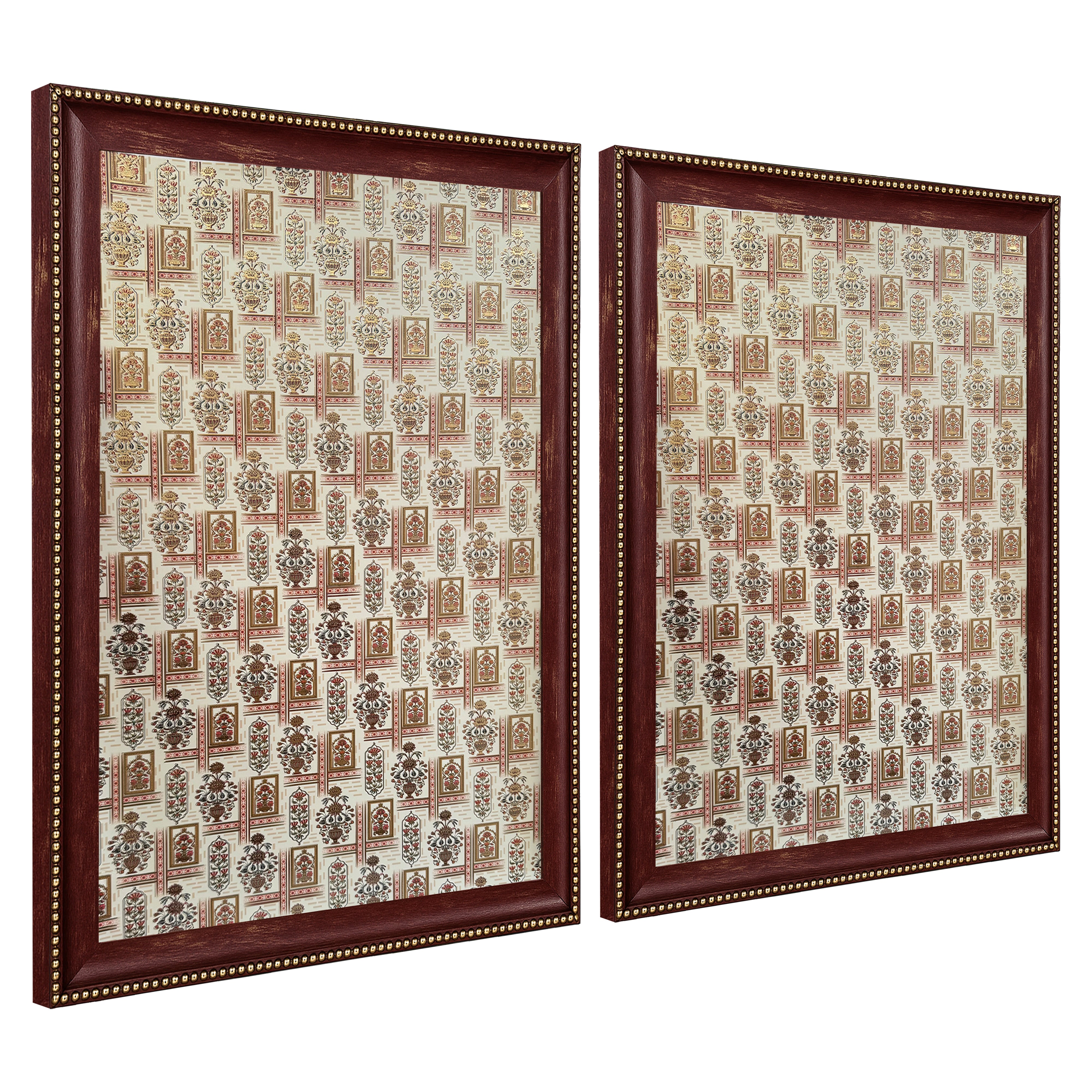Traditional Wall Painting With Frame - Set Of Two media 9