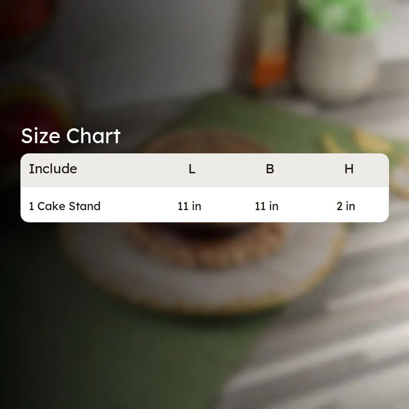 Cavallo Marble Cake Stand - Beige media 6