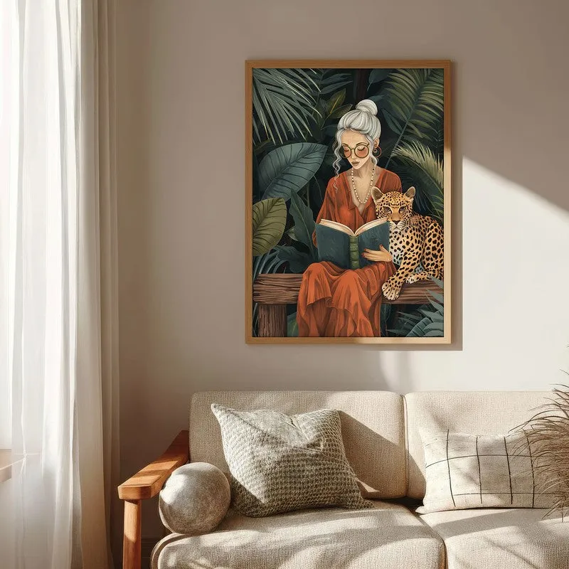 Forest Folio Canvas Wall Painting - Brown Frame media 6