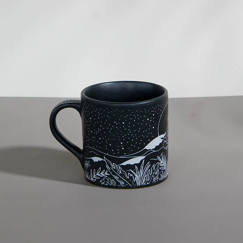 Meditative Ceramic Coffee Mug (300 mL) media 4