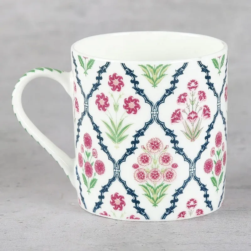 India Circus Floral Fusion Tea Cups (220 mL Each) - Set Of Six media 3