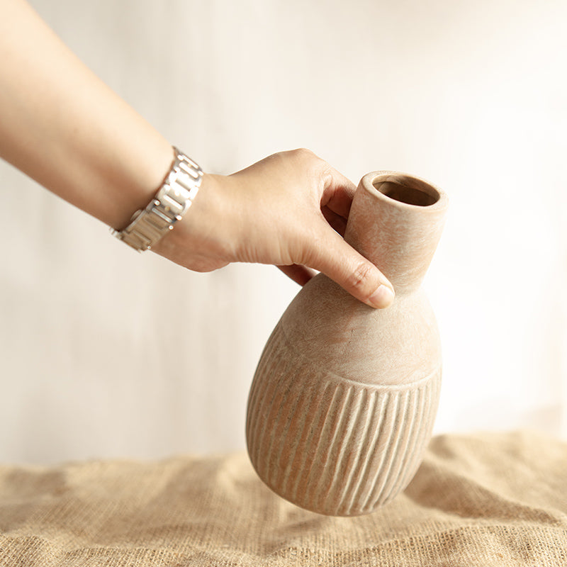 Sage & Sand Porcelain Vase media 5