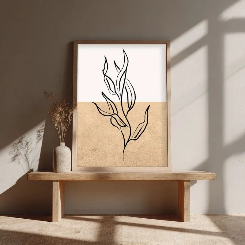 Verdantine Canvas Wall Painting With Brown Frame media 4
