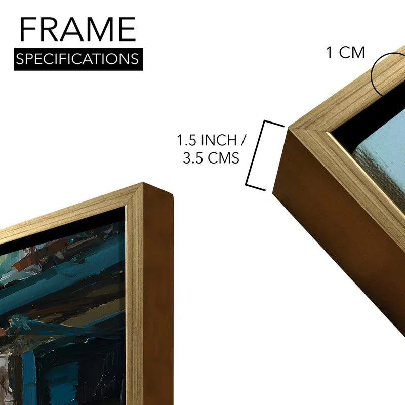 Marching Notes Canvas Wall Painting With Frame media 8