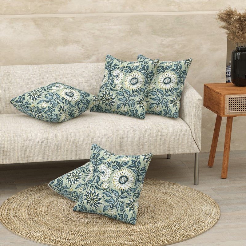 Floral Reverie Cushion Covers - Set Of Five media 3