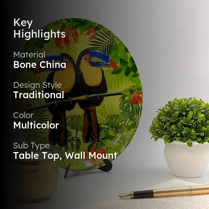 Toucan Beauty Decorative Plate media 2