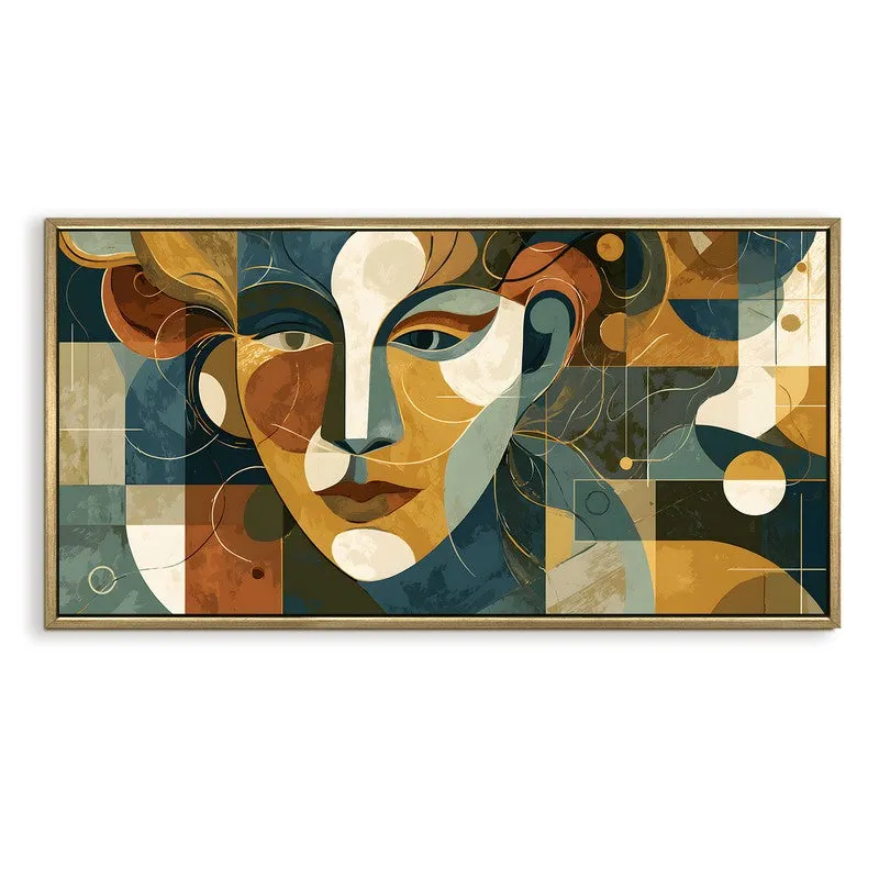 Hidden Emotions Canvas Wall Painting With Frame media 3