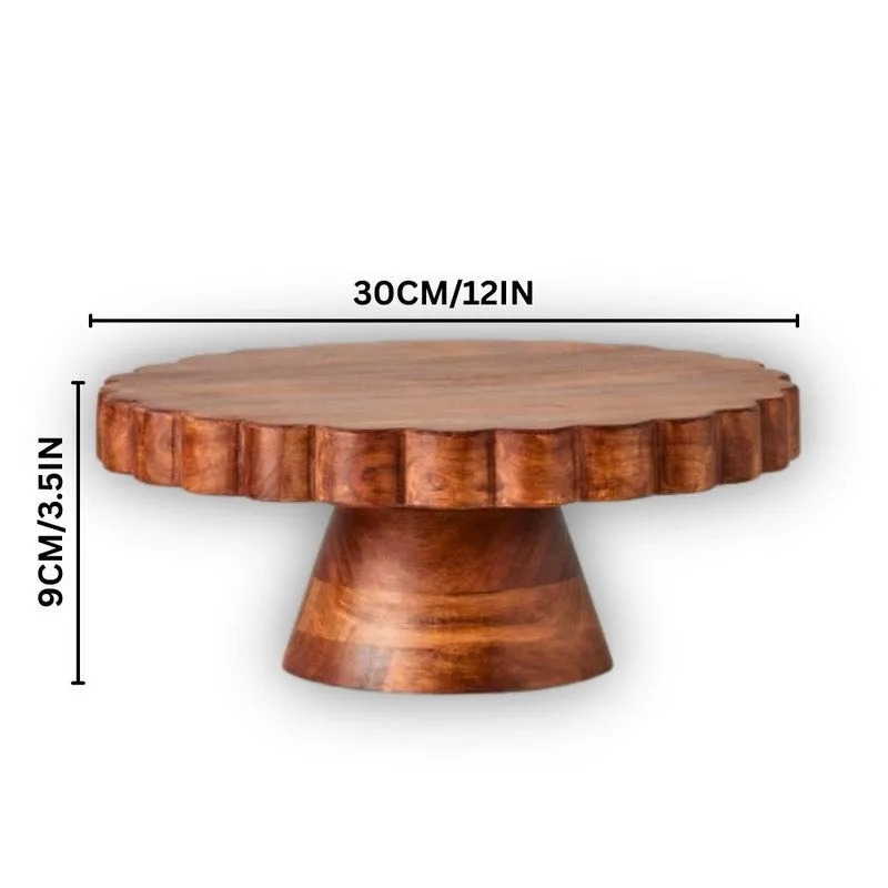 Elevora Wooden Cake Stand media 6