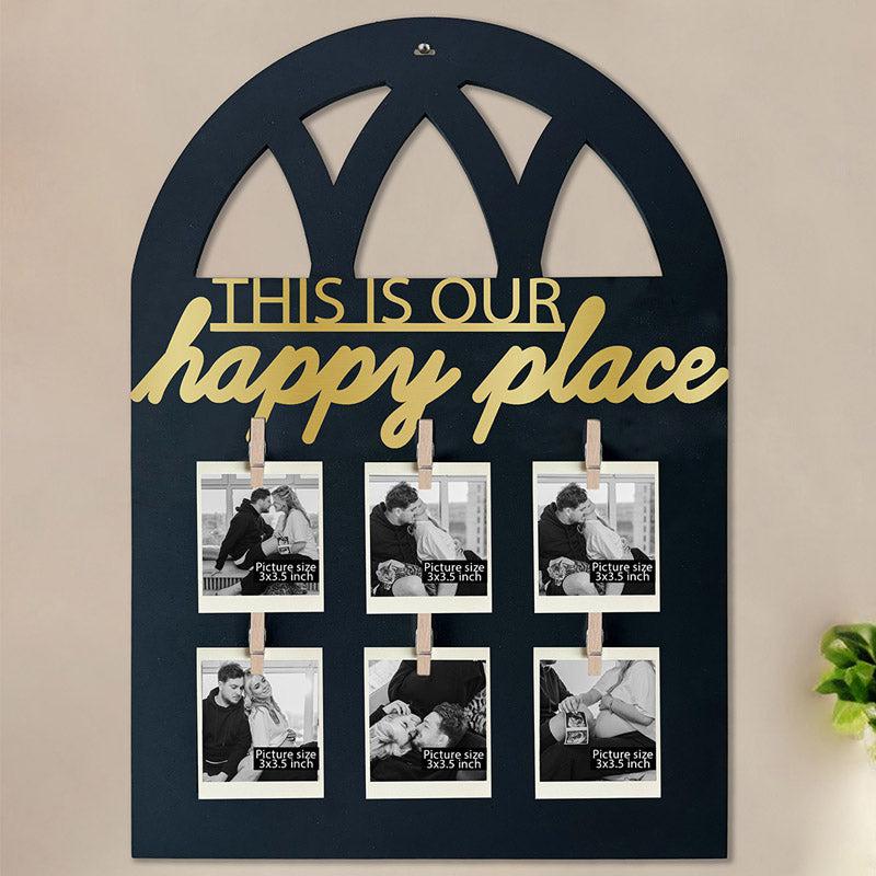 Happy Place Cliq Photo Frame