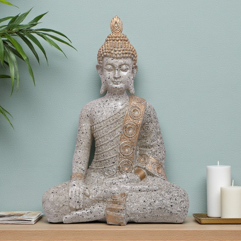 Zen Buddha Polyresin Idol