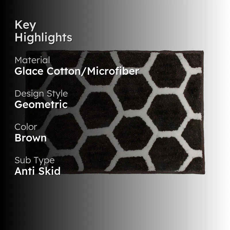 Trevona Cotton Bath Mat - Black media 2